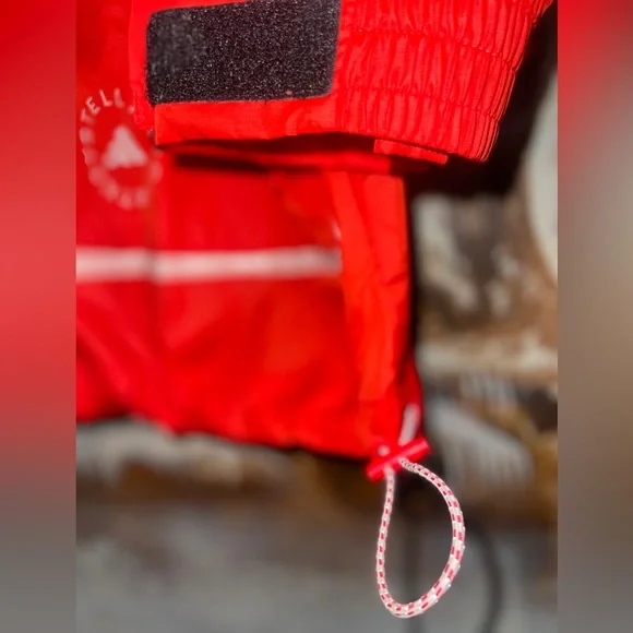 Adidas by Stella McCartney Red aSMC Windbreaker - Picture 8 of 9